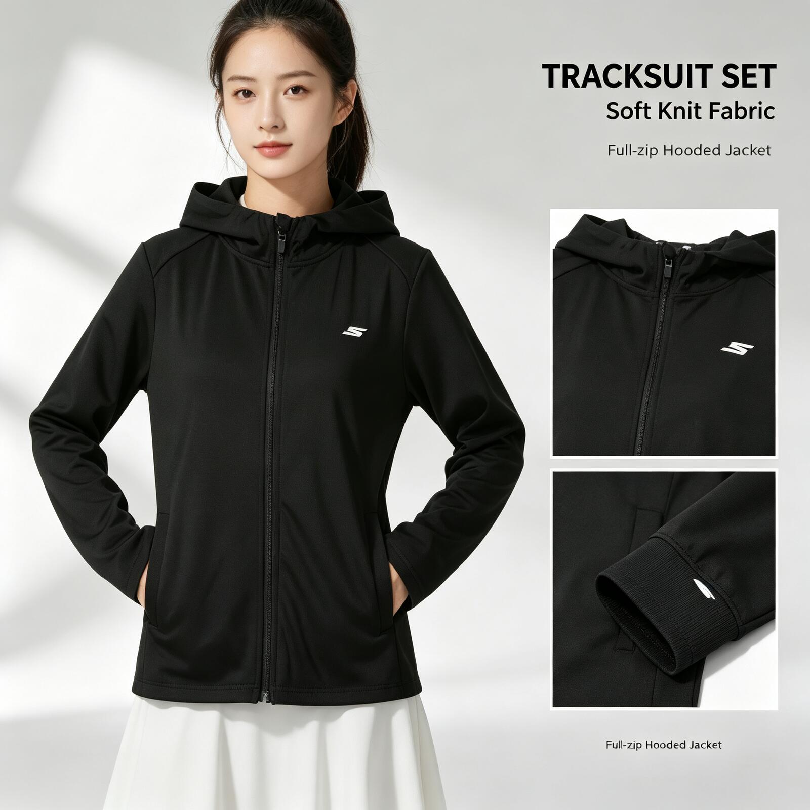 SKECHERS Women Lightweight Kni - Outdoor Sport Hoodie recension och pris