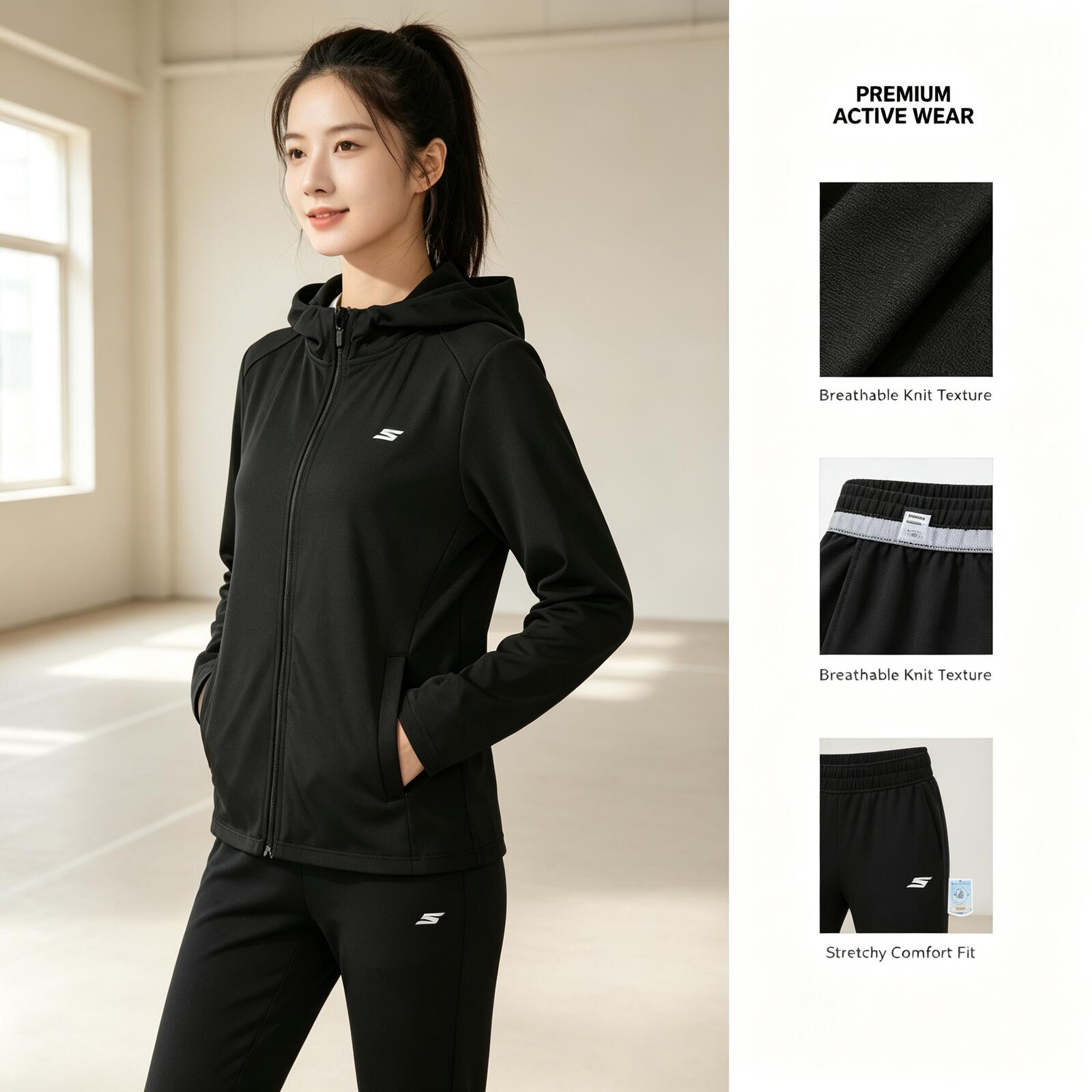 SKECHERS Women Lightweight Kni - Outdoor Sport Hoodie recension och pris